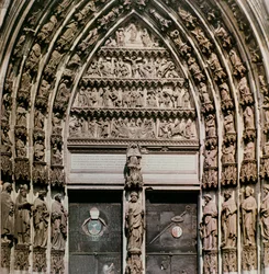 Vista da porta sul